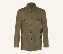 Overshirt Freistritz Mit Leinen gruen