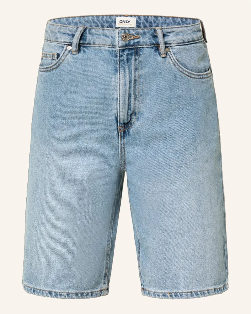 only Jeansshorts blau Light