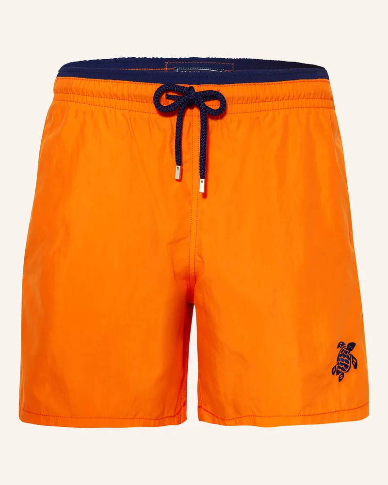 Vilebrequin Badeshorts MOOREA Orange