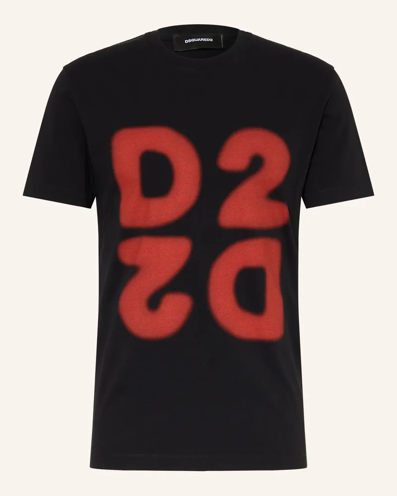 Dsquared2 T-Shirt schwarz Braun