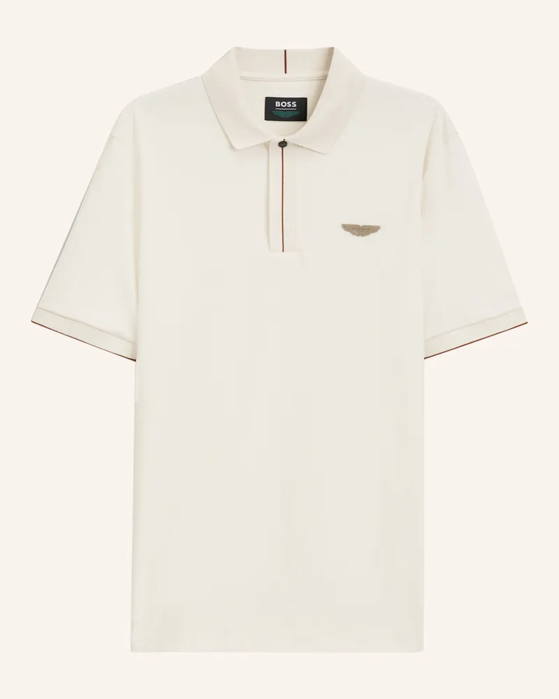 HUGO BOSS Polo C-Parlay 80_Am Regular Fit beige Weiss