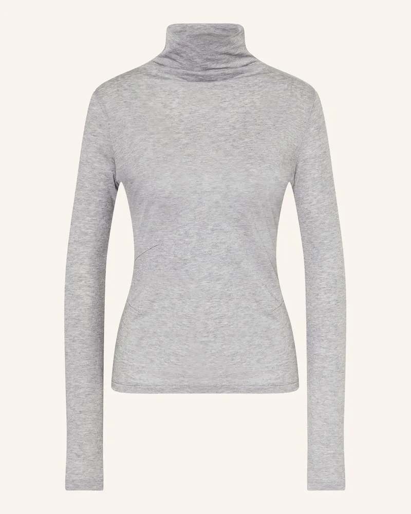 HUGO BOSS Longsleeve ELAVU Hellgrau