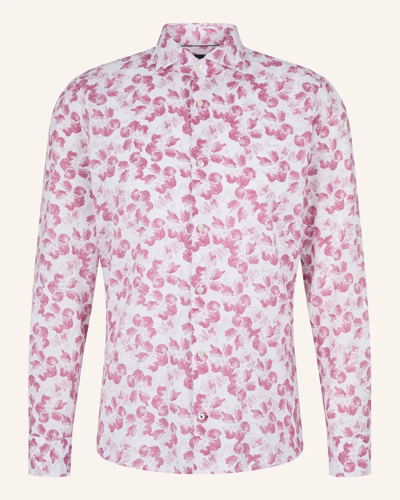 JOOP! Hemd PAI Slim Fit mit Leinen Rot