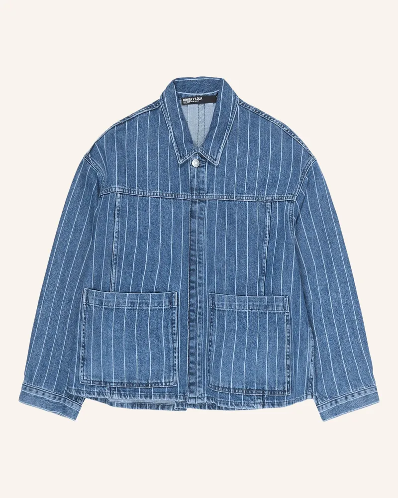 BIMBA Y LOLA Jeansjacke blau Blau