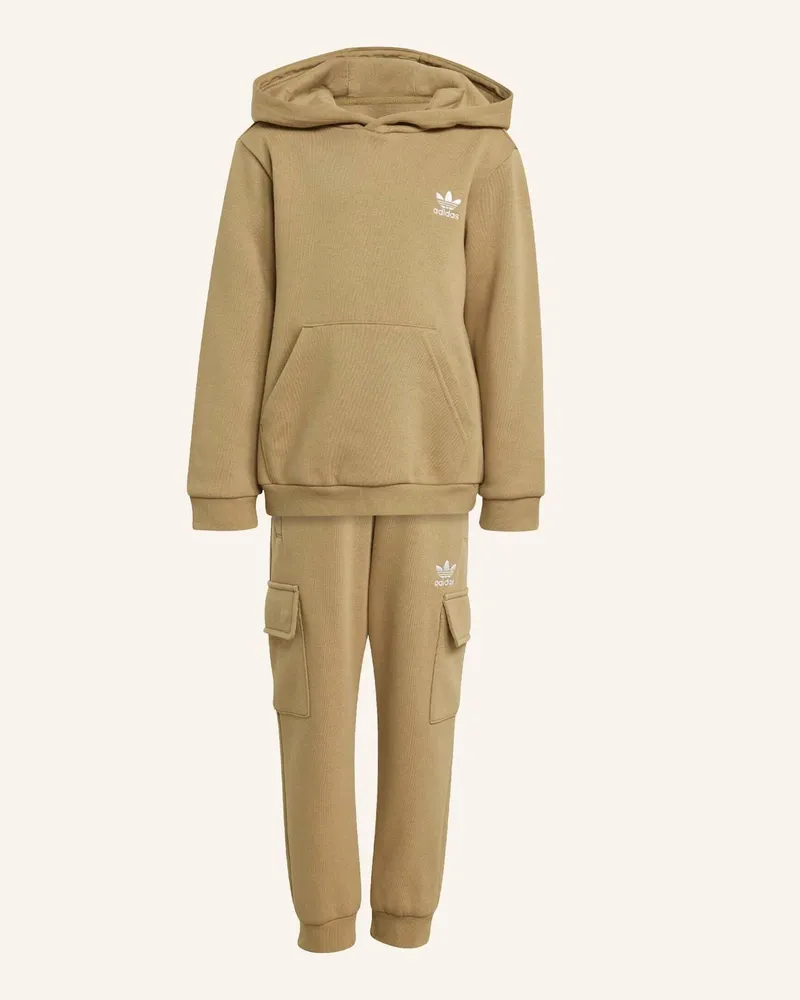 adidas KIDS CARGO HOODIE-SET Braun