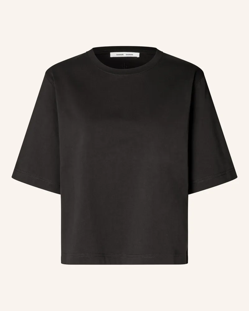 Samsøe & Samsøe T-Shirt Saabby schwarz Schwarz