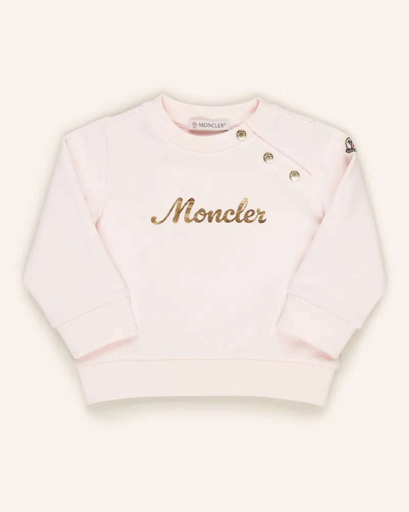 Moncler Sweatshirt rosa Hellrosa