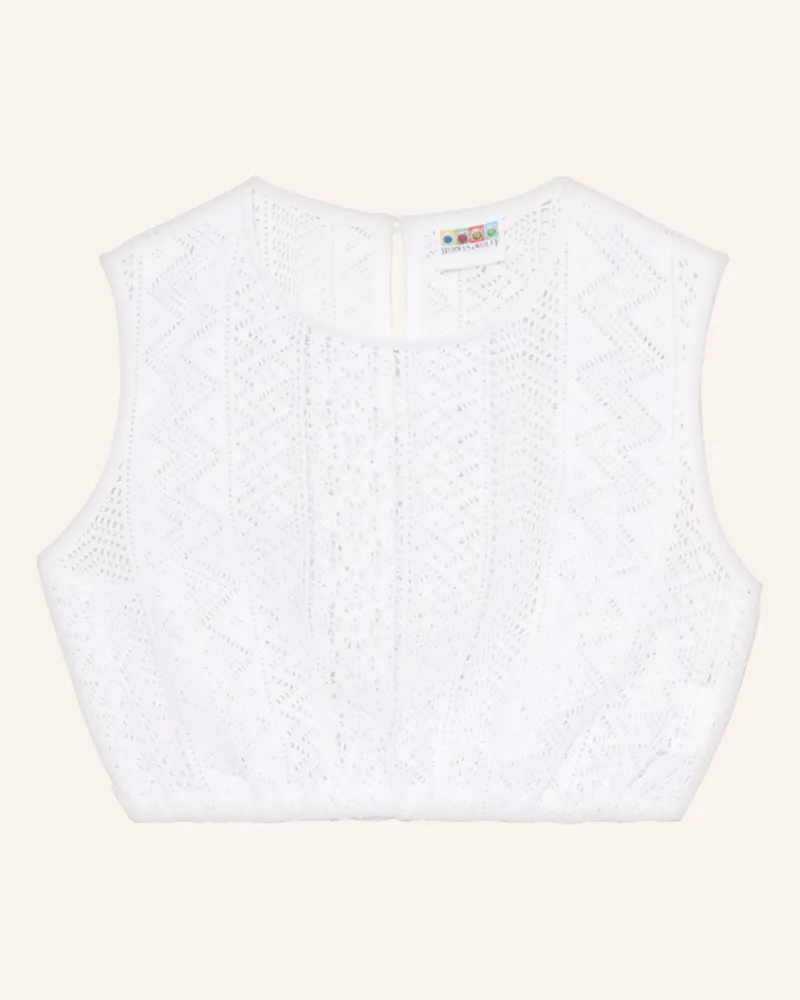 Berwin & Wolff Dirndlbluse aus Spitze Weiss