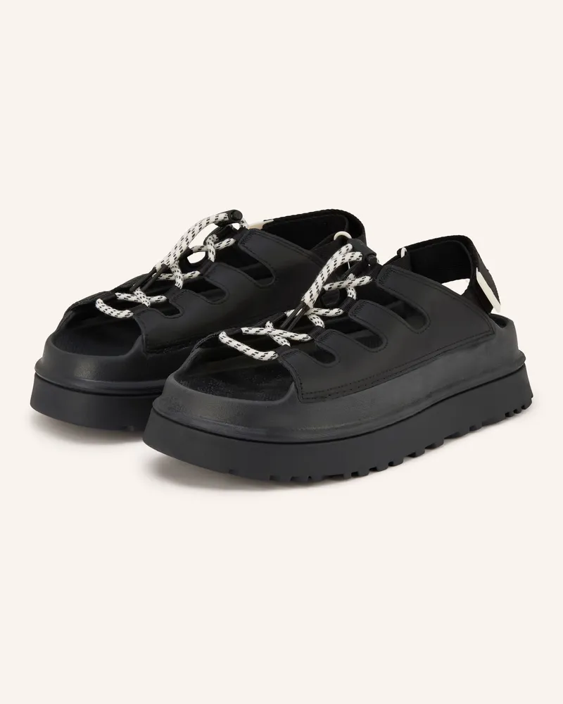 UGG Plateau-Sandalen Goldenglow Toggle schwarz Schwarz