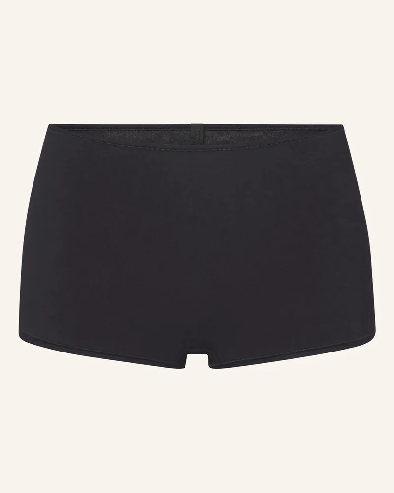 SKIMS Lounge-Shorts Everyday Cotton schwarz Onyx