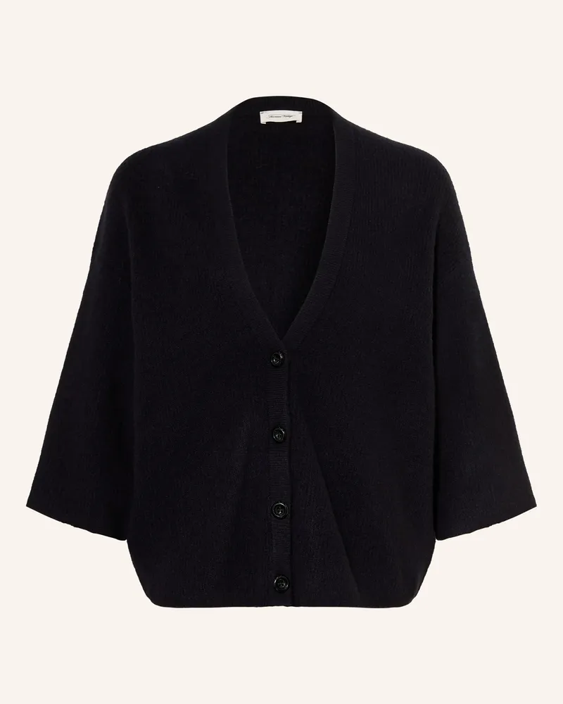 American Vintage Strickjacke Damsville Mit 3/4-Arm schwarz Schwarz