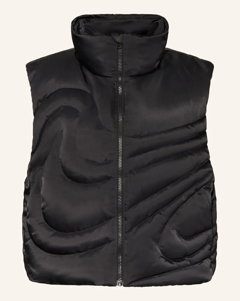 Nike Lightweight-Daunenweste Schwarz