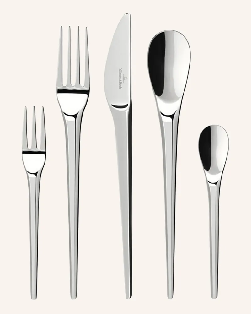 Villeroy & Boch Tafelbesteck 30tlg. Newmoon silber Silber
