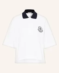 Moncler Piqué-Poloshirt Weiss