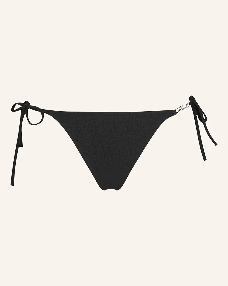 Karl Lagerfeld Basic-Bikini-Hose schwarz Schwarz