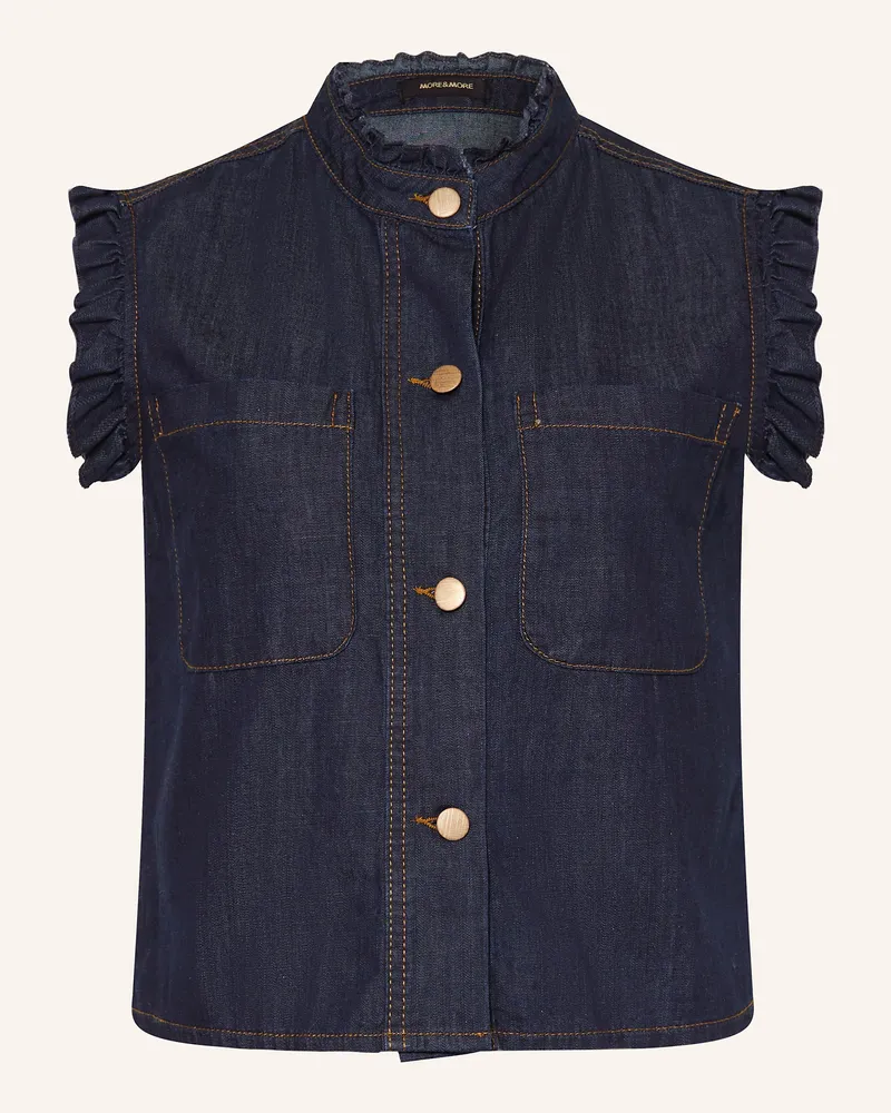 More & More Blusenshirt Dunkelblau