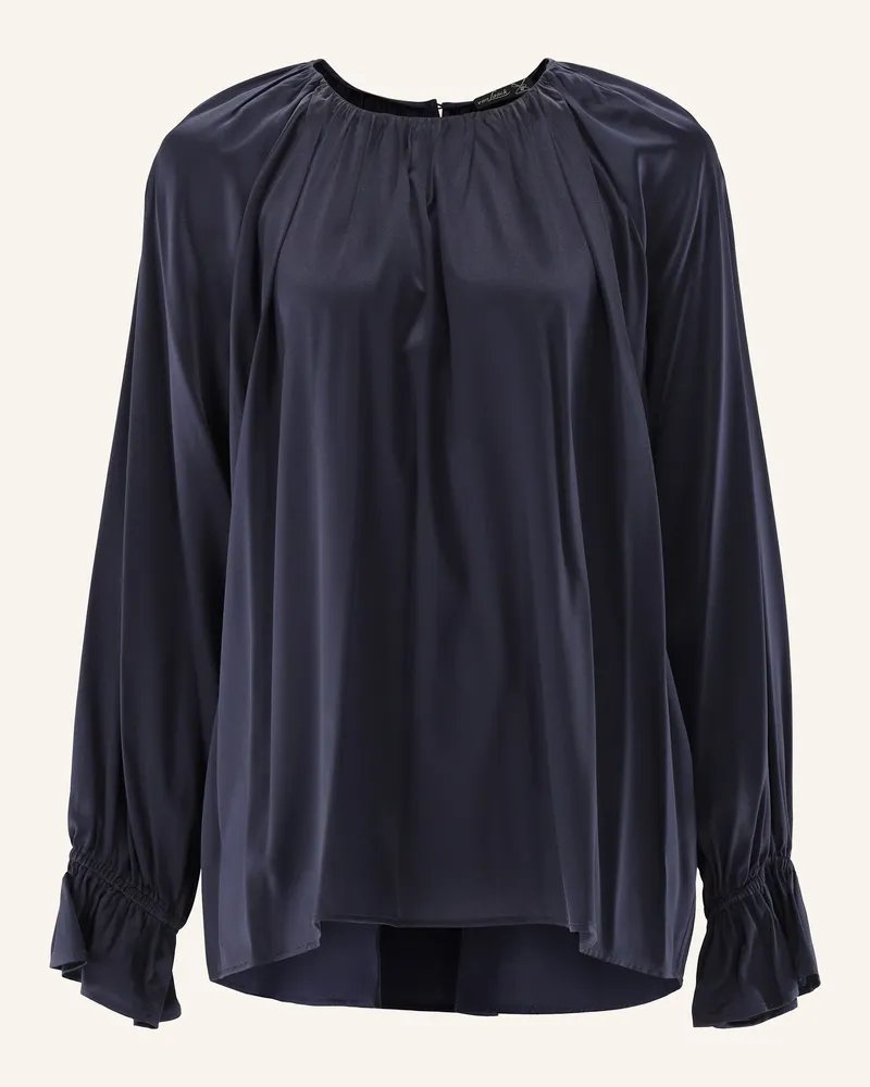 van Laack Bluse Modern Fit Dunkelblau