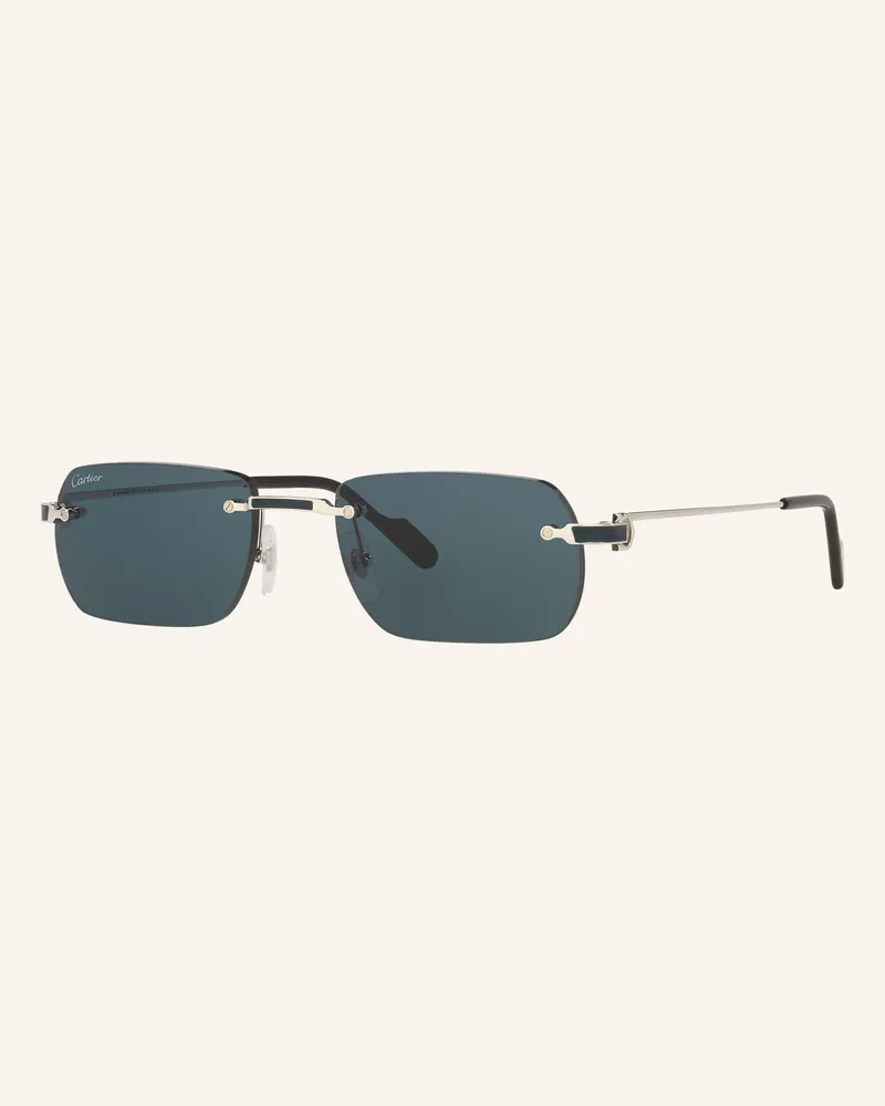 Cartier Sonnenbrille ct0498s silber 4100b155
