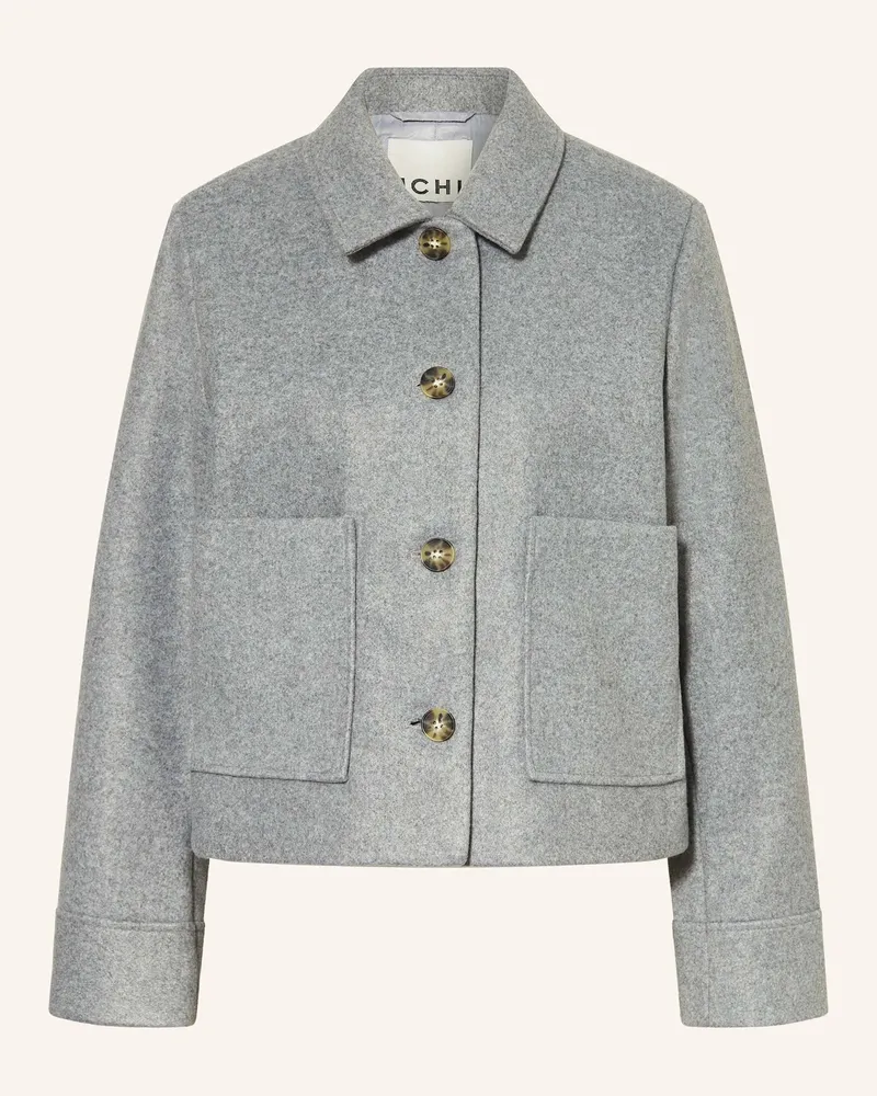 ICHI Kastenjacke IHJANNET Grau