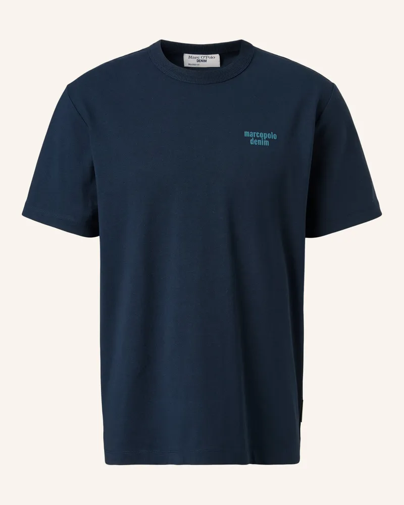 Marc O'Polo T-Shirt blau Dunkelblau