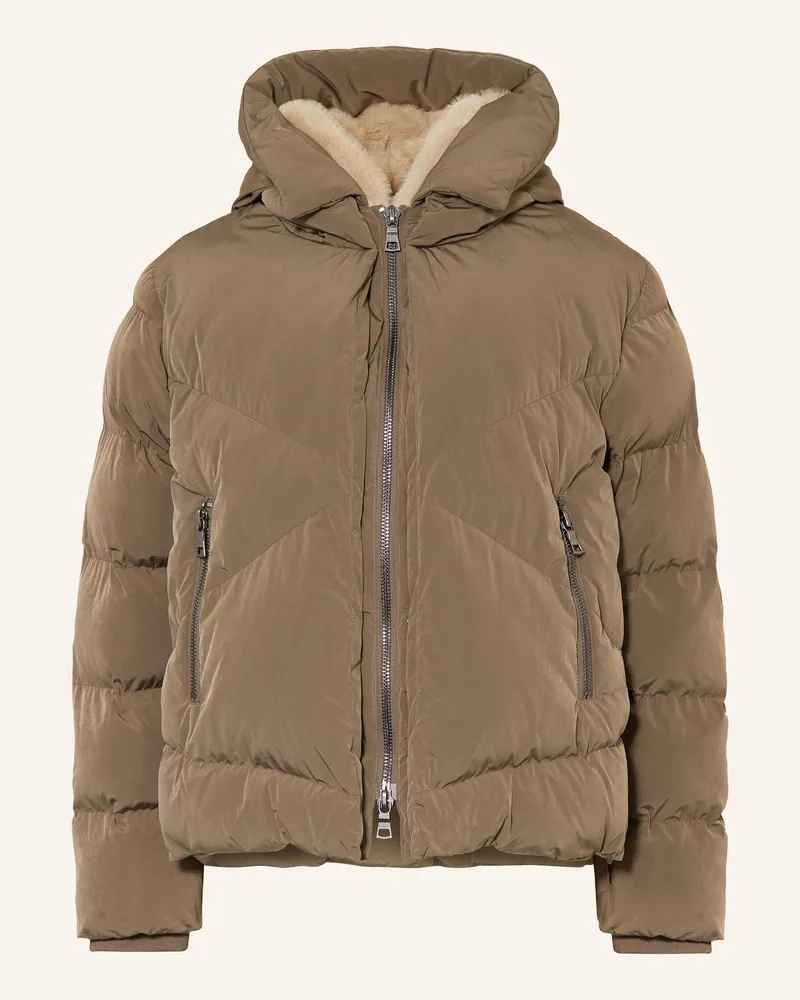Blonde No. 8 Steppjacke Snow Mit Blende gruen Khaki