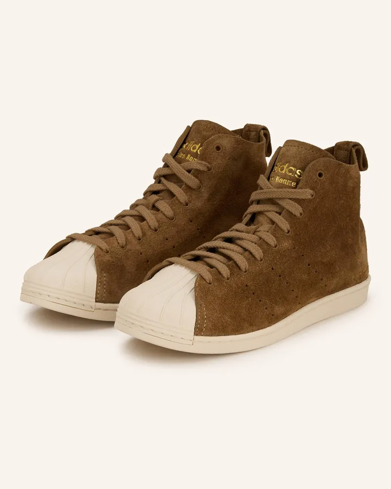 adidas Hightop-Sneaker WB SUPERSTAR Braun