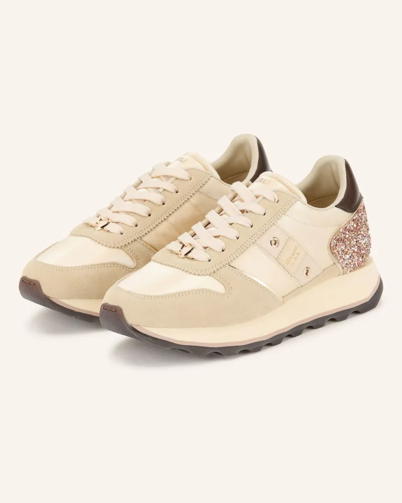 Blauer Sneaker millen03 beige Creme