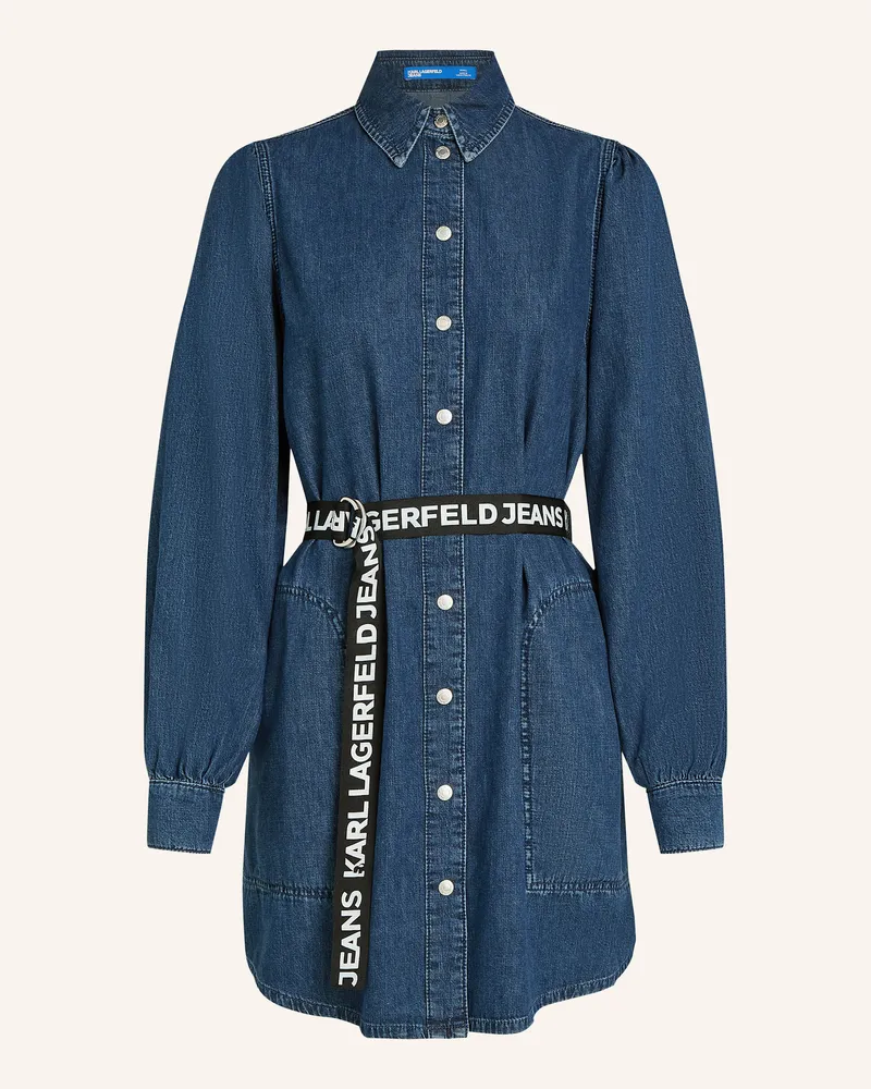 Karl Lagerfeld Kleid blau Dunkelblau