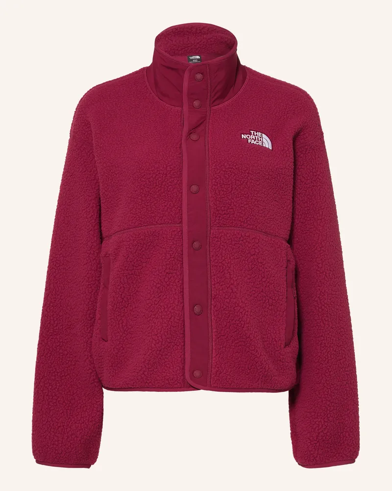 The North Face Fleecejacke Cragmont Snap rot Dunkelrot