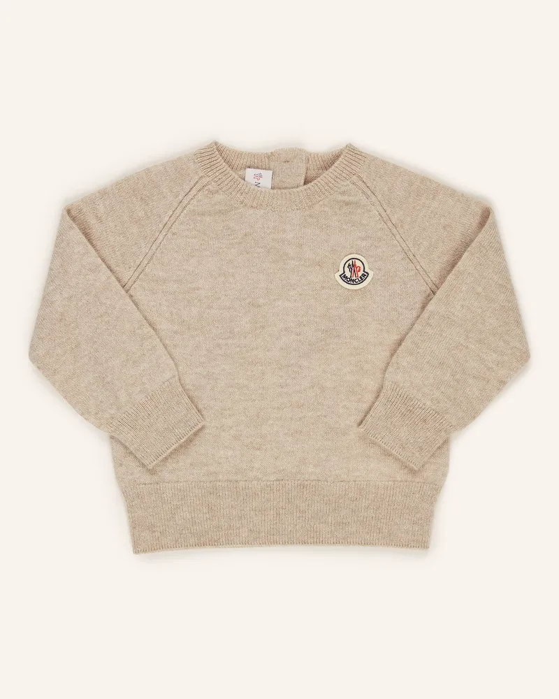 Moncler Cashmere-Pullover Beige
