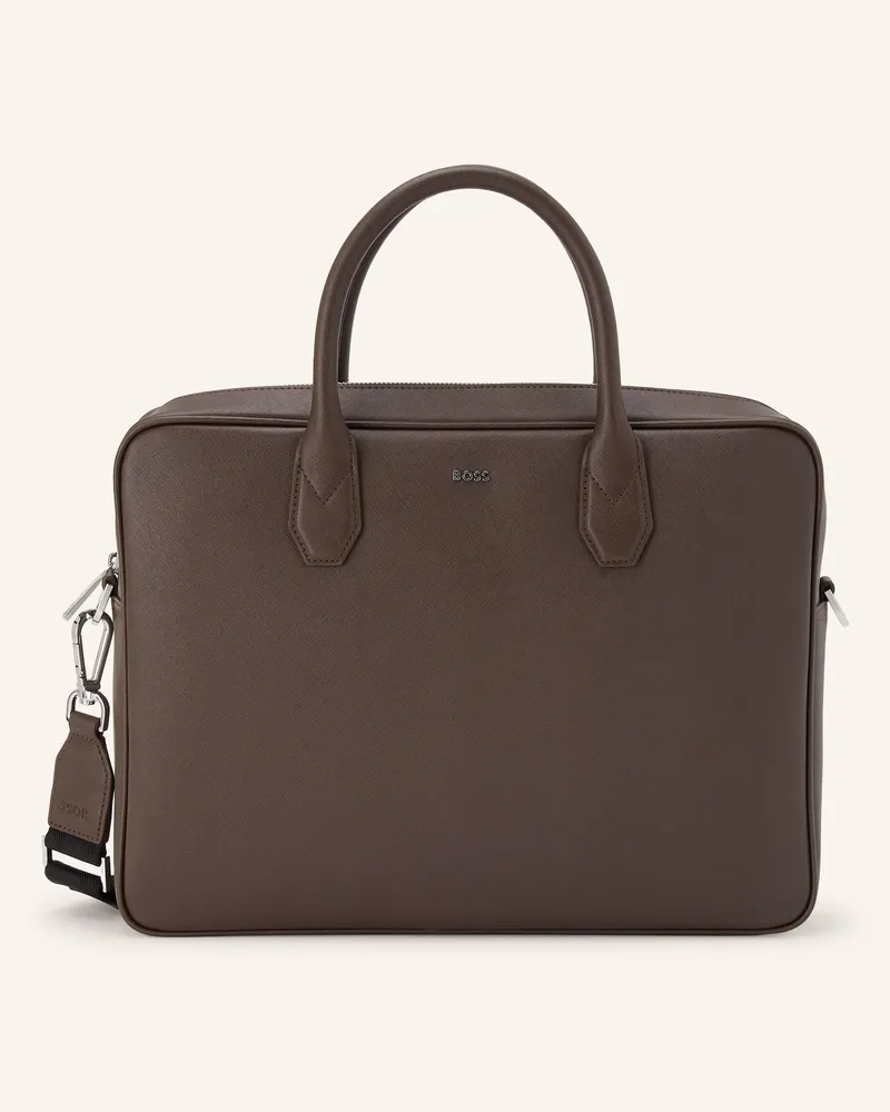 HUGO BOSS Laptop-Tasche Northon braun Dunkelbraun