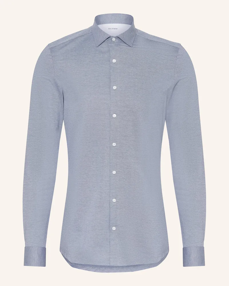 Olymp Jerseyhemd No. Six super slim fit Dunkelblau