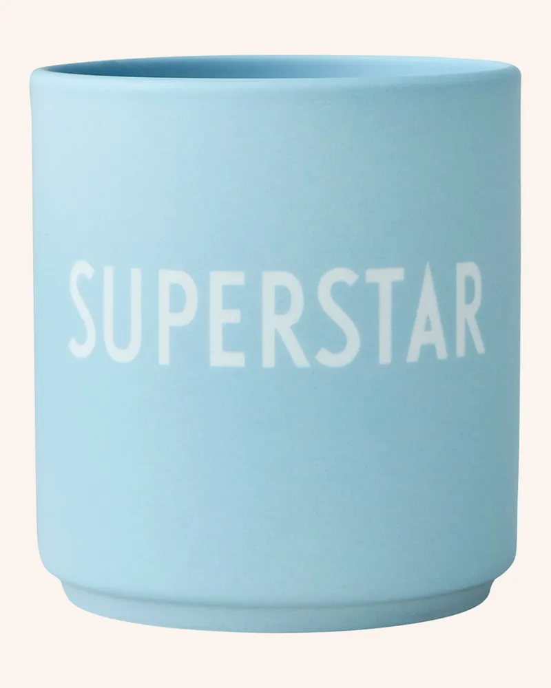 DESIGN LETTERS Becher Superstar blau Hellblau