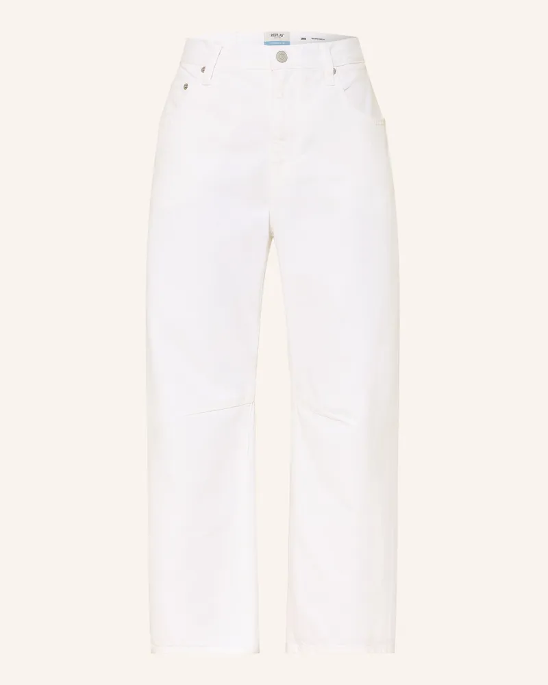 Replay Barrel Jeans Janie weiss 011