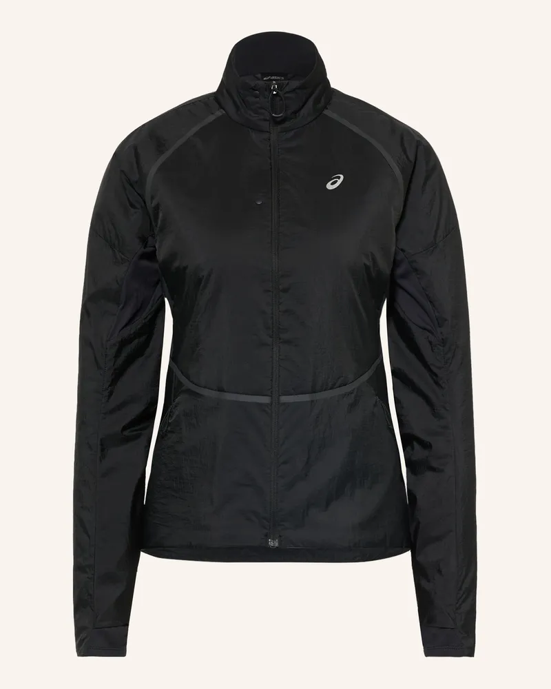 Asics Laufjacke Road Winter Run schwarz Schwarz