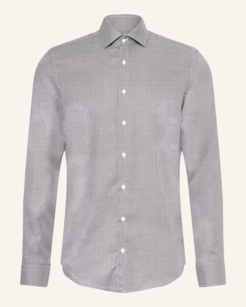 Seidensticker Hemd Regular Fit Dunkelbraun