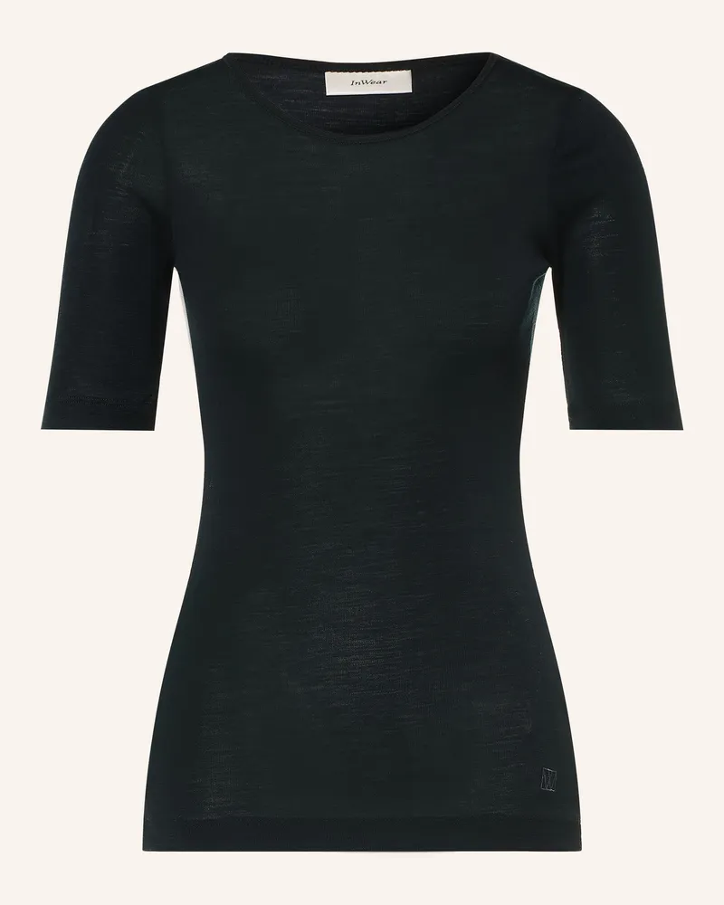 InWear T-Shirt Fangiw schwarz Schwarz