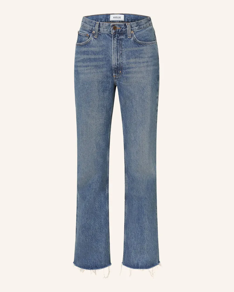 AGOLDE Flared Jeans LEENA Placebo