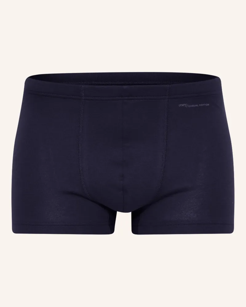 Mey Boxershorts Serie Casual Cotton blau Dunkelblau