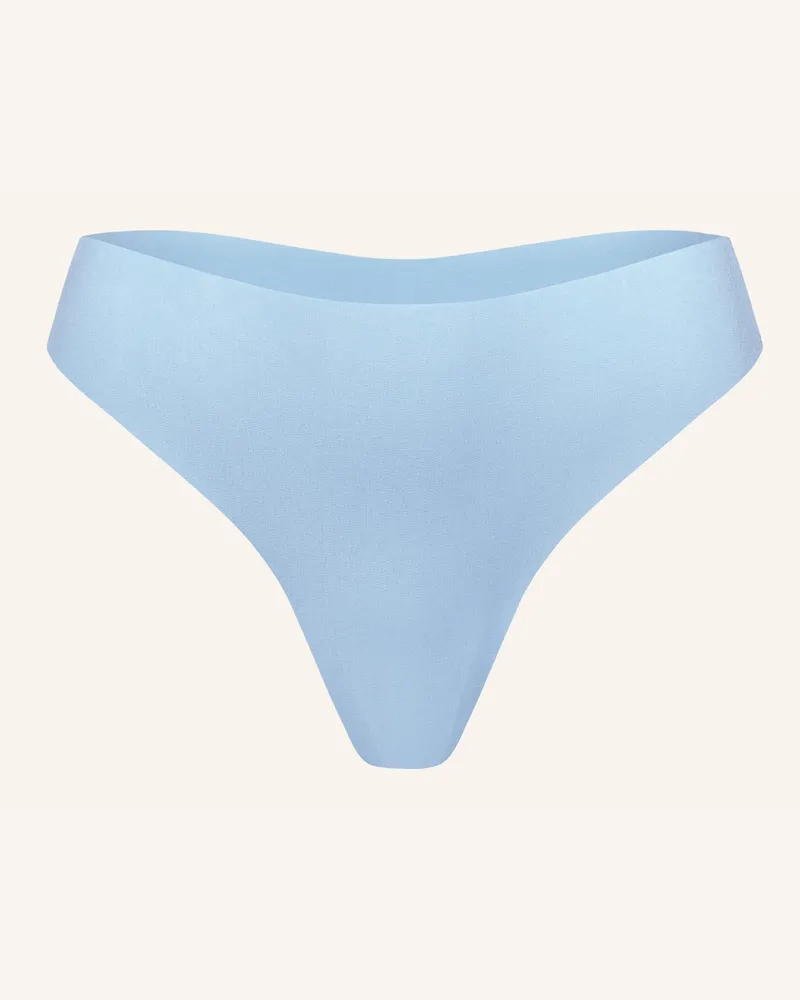 Ehrlich Textil 3er Pack Light Touch String Mit Weichem Modal - Nahtlose Kanten blau Blau