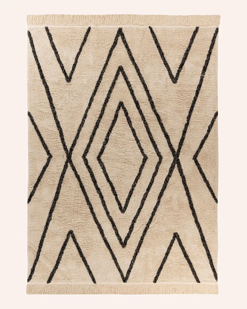 Kayoom Kurzflor Teppich MYLEN 525 Creme