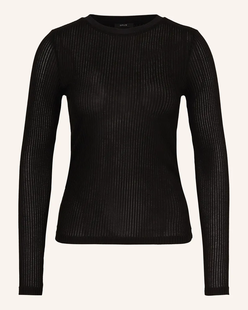 OPUS Longsleeve SUMELIKA Schwarz
