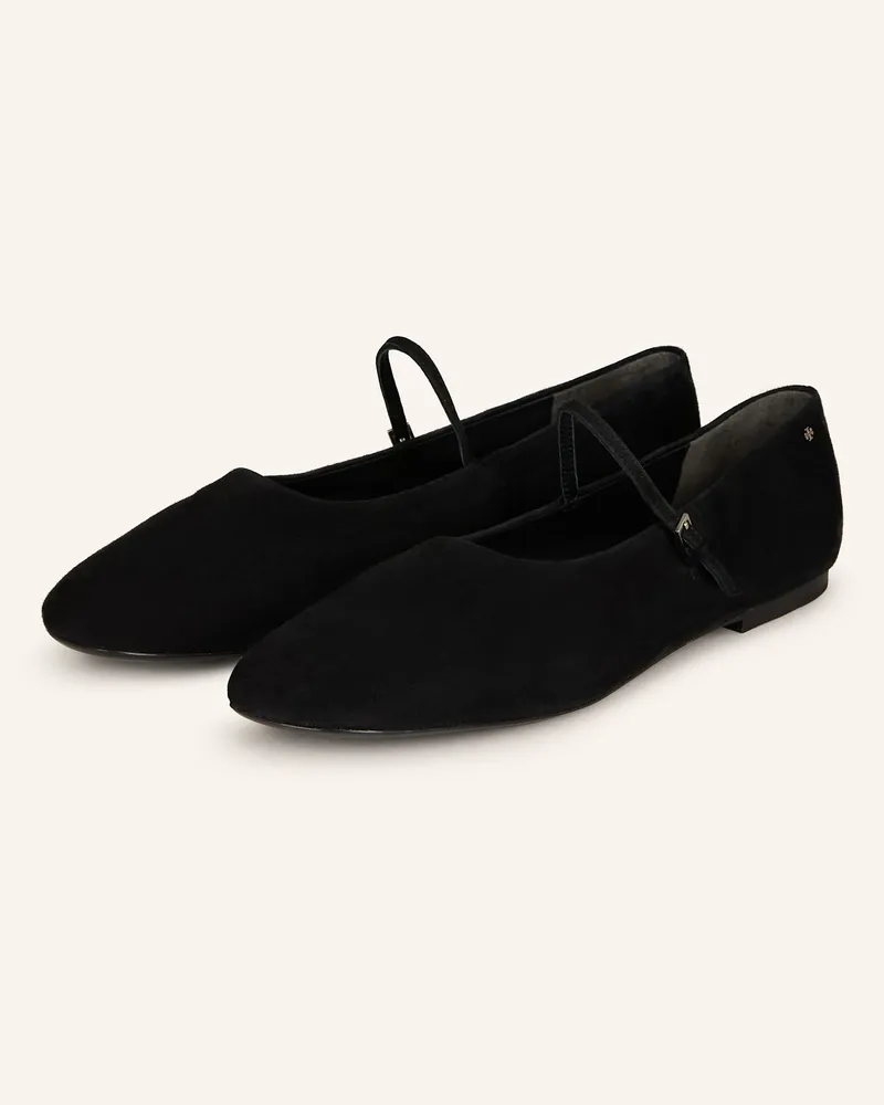 Tory Burch Mary-Jane-Ballerinas Schwarz