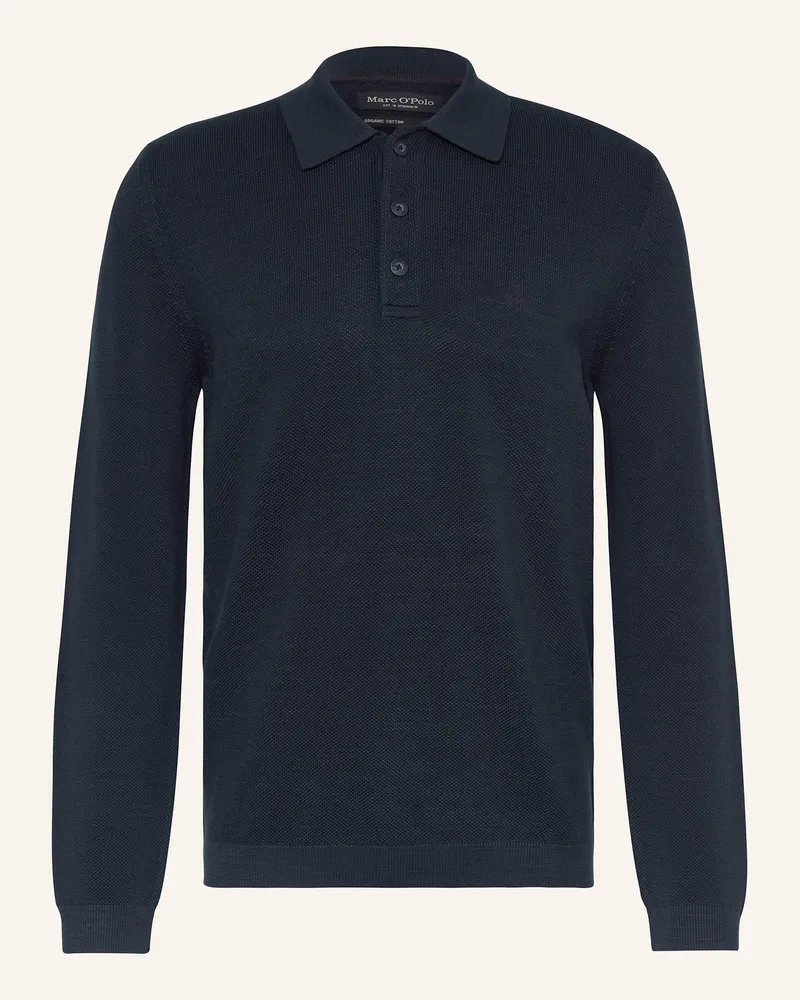 Marc O'Polo Piqué-Poloshirt Dunkelblau