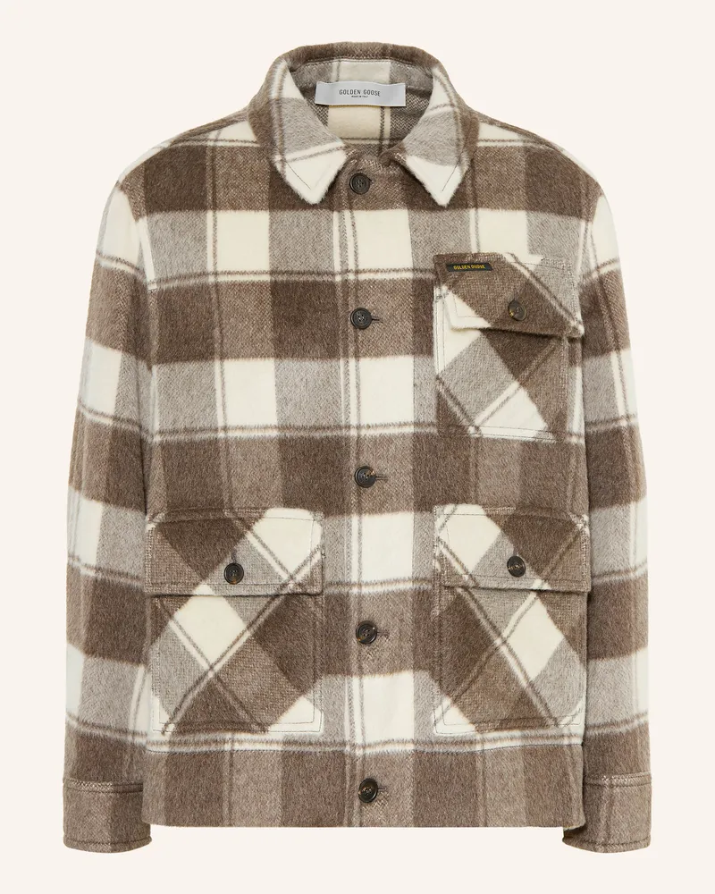 Golden Goose Overjacket Journey braun Creme
