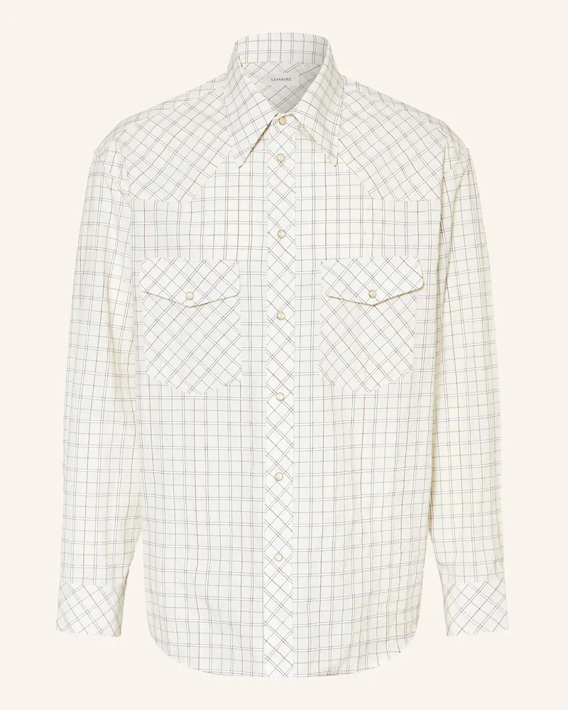 Christophe Lemaire Hemd Comfort Fit weiss Ecru