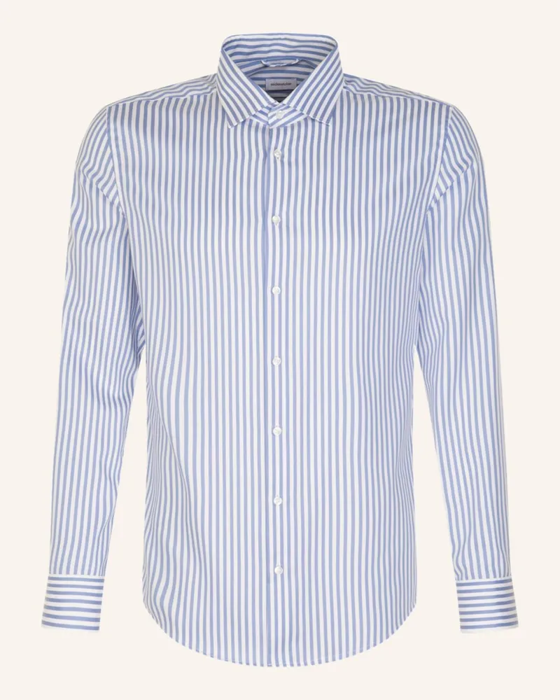 Seidensticker Business Hemd Slim Fit Blau