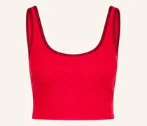 Cropped-Top TEXTURED MESH