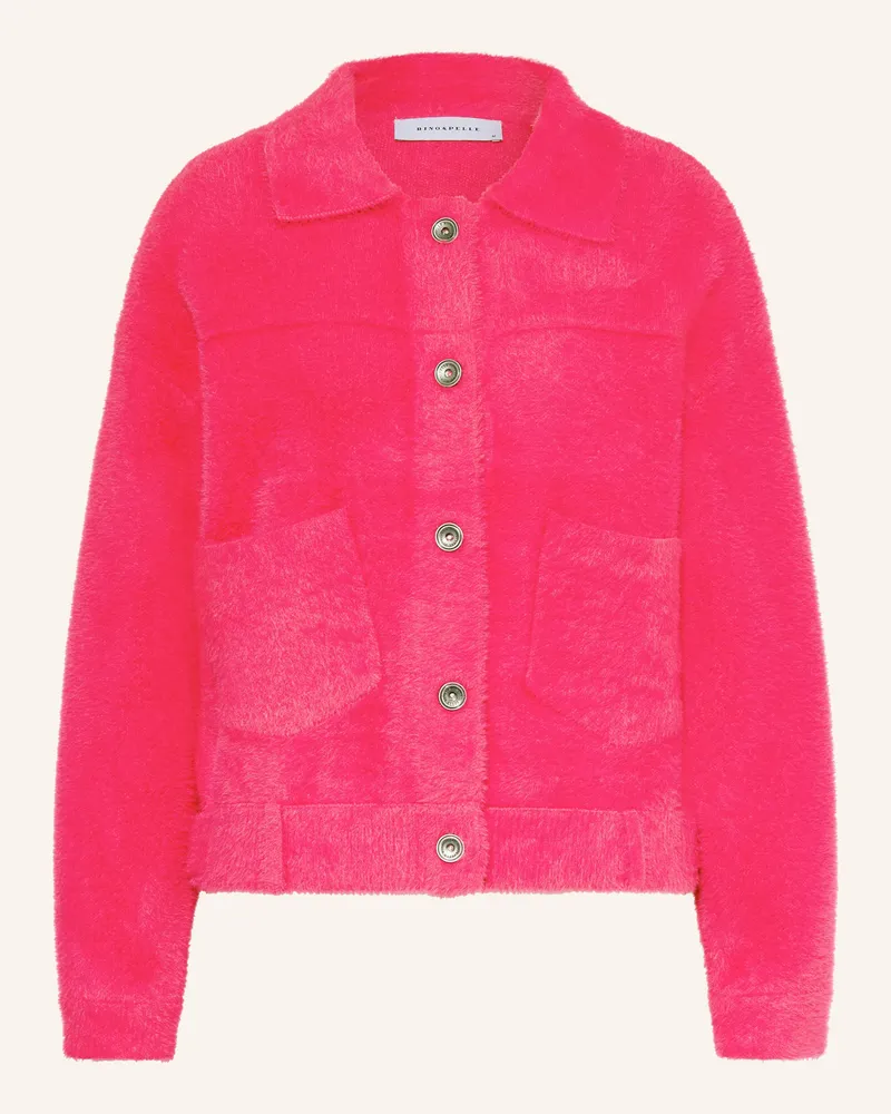 RINO & PELLE Strickjacke BUBBLY Neonpink