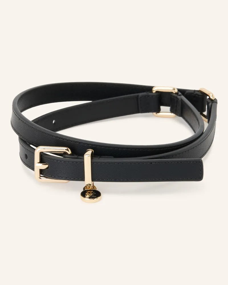 Tommy Hilfiger Ledergürtel schwarz Schwarz